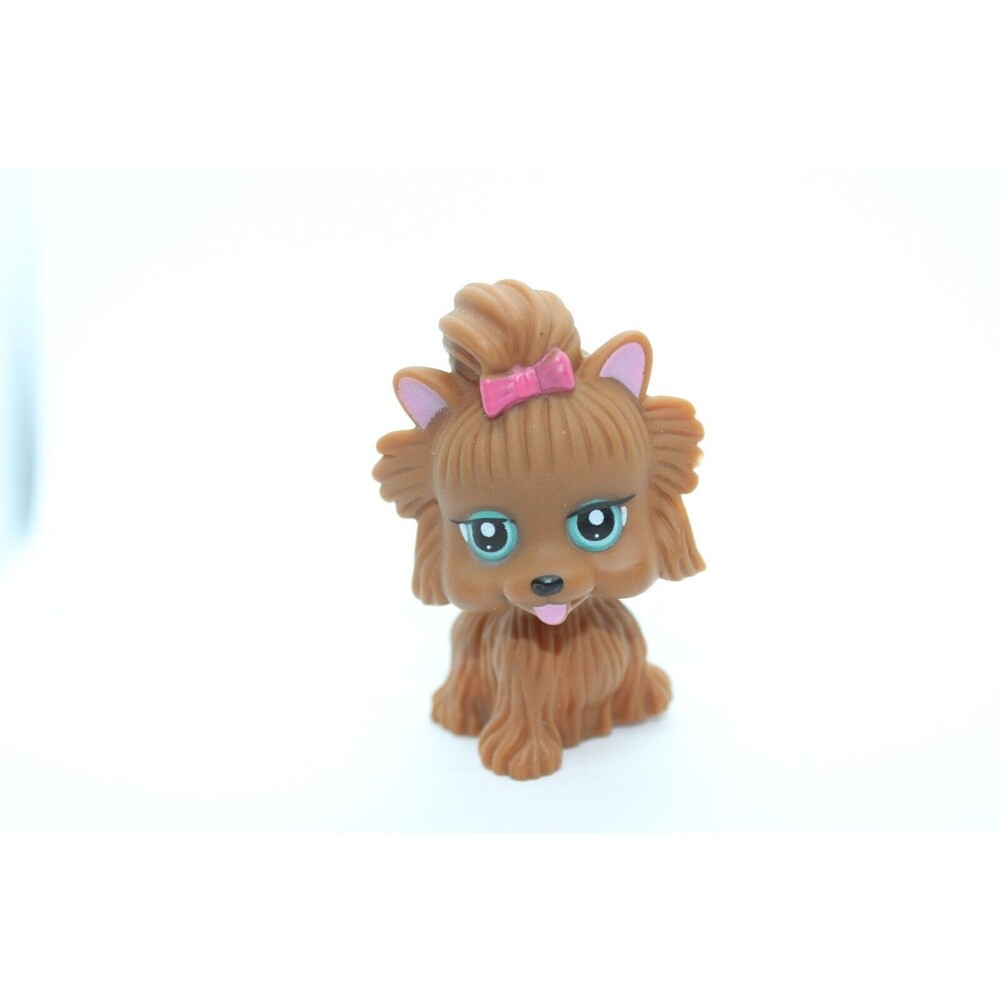 Chic Boutique My Pet Pals Brown Yorkie Dog Pink Bow Replacement Part Piece